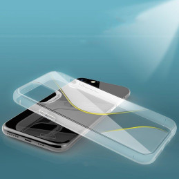 S-Case lankstus dėklo dangtelis Huawei P40 Lite E juodas
