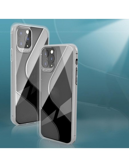 S-Case lankstus dėklo dangtelis, skirtas Huawei P40 Lite E mėlynas