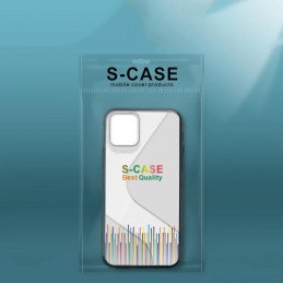 S-Case lankstus dėklo dangtelis, skirtas Huawei P40 Lite E mėlynas