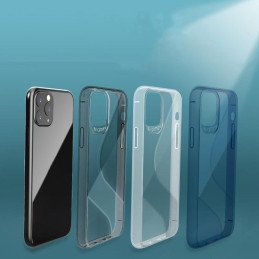 S-Case lankstus dėklo dangtelis, skirtas Huawei P40 Lite E mėlynas