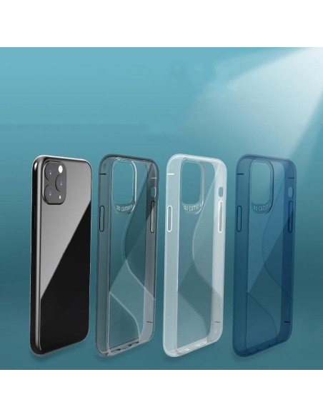 S-Case lankstus dėklo dangtelis, skirtas Huawei P40 Lite E mėlynas