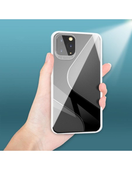 S-Case lankstus dėklo dangtelis, skirtas Huawei P40 Lite E mėlynas