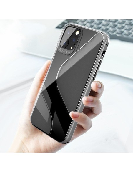 S-Case lankstus dėklo dangtelis, skirtas Huawei P40 Lite E mėlynas