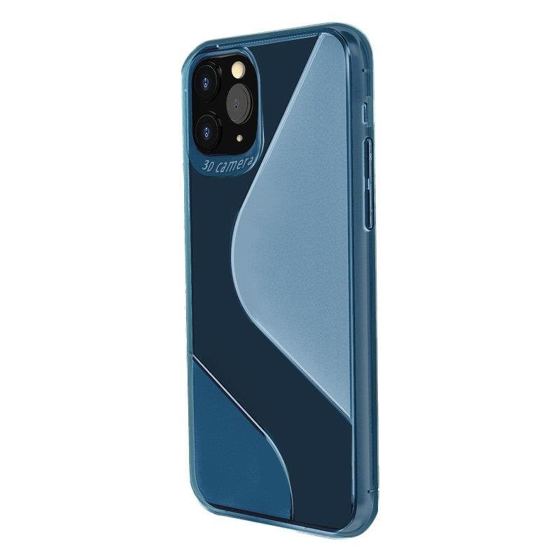 S-Case lankstus dėklo dangtelis, skirtas Huawei P Smart 2020 mėlynai