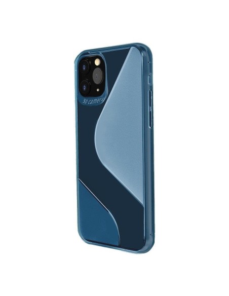 S-Case lankstus dėklo dangtelis, skirtas Huawei P Smart 2020 mėlynai