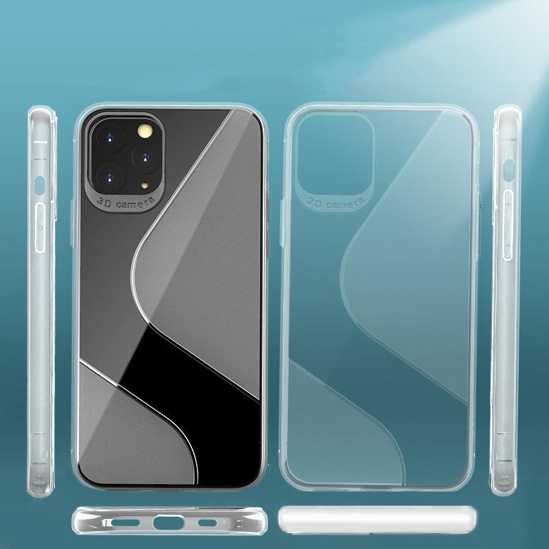 S-Case lankstus dėklo dangtelis Xiaomi Redmi 10X 4G / Xiaomi Redmi Note 9 skaidrus