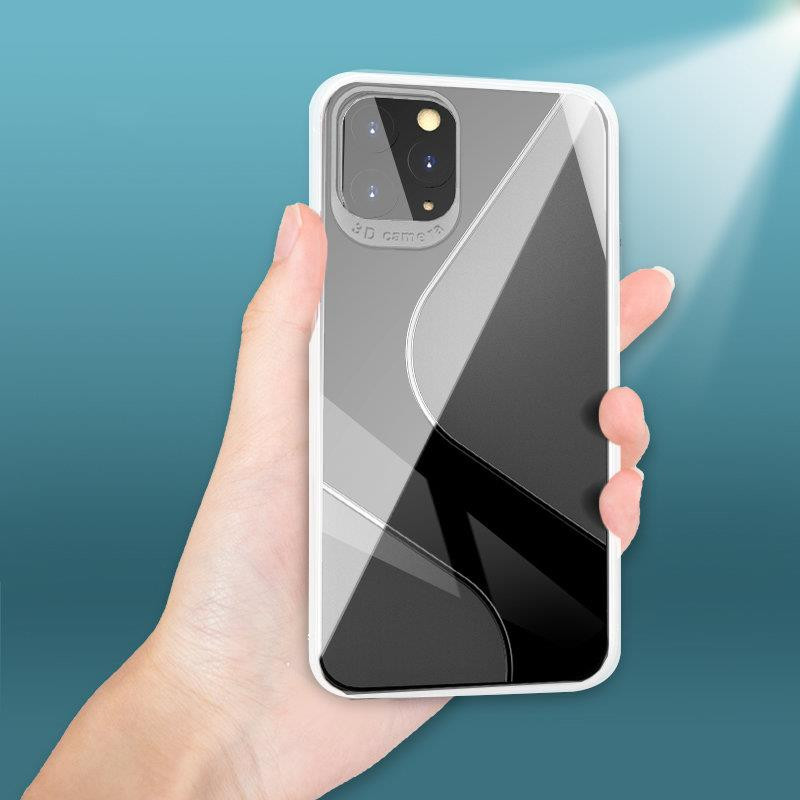 S-Case lankstus dėklo dangtelis Xiaomi Redmi 10X 4G / Xiaomi Redmi Note 9 skaidrus