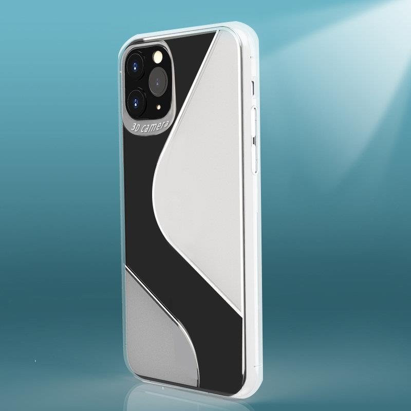 S-Case lankstus dėklo dangtelis Xiaomi Redmi 10X 4G / Xiaomi Redmi Note 9 skaidrus
