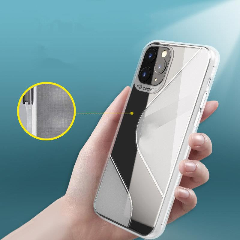 S-Case lankstus dėklo dangtelis Xiaomi Redmi 10X 4G / Xiaomi Redmi Note 9 skaidrus