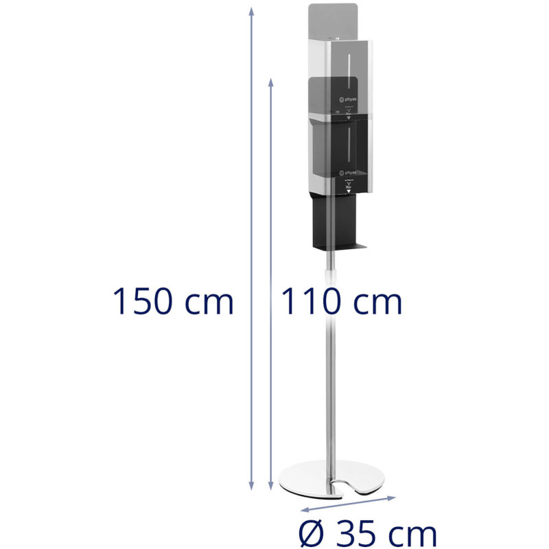 Automatinė bekontaktė dezinfekcijos stotis 100-140 cm 1 l
