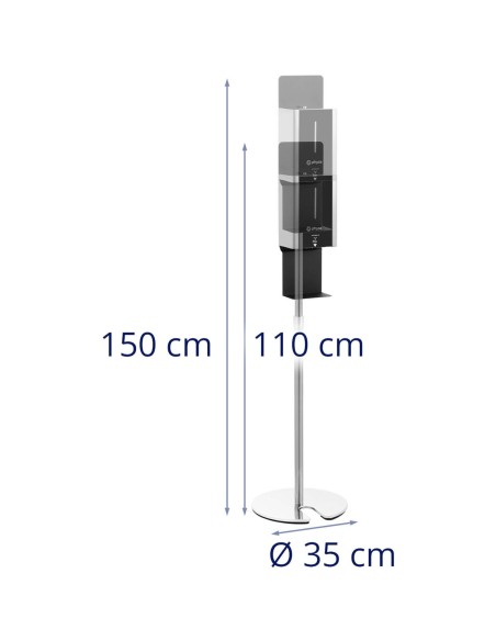 Automatinė bekontaktė dezinfekcijos stotis 100-140 cm 1 l Automatinė bekontaktė dezinfekcijos stotis 100-140 cm 1 l