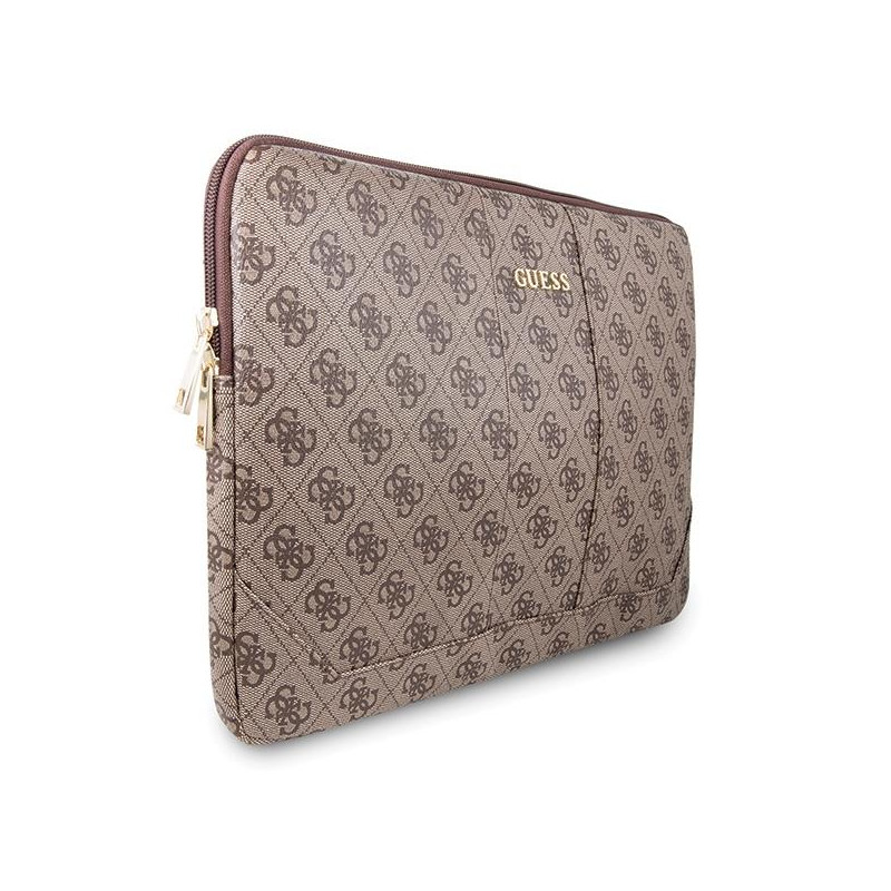 Guess Uptown dėklas 13 colių nešiojamam kompiuteriui – rudas