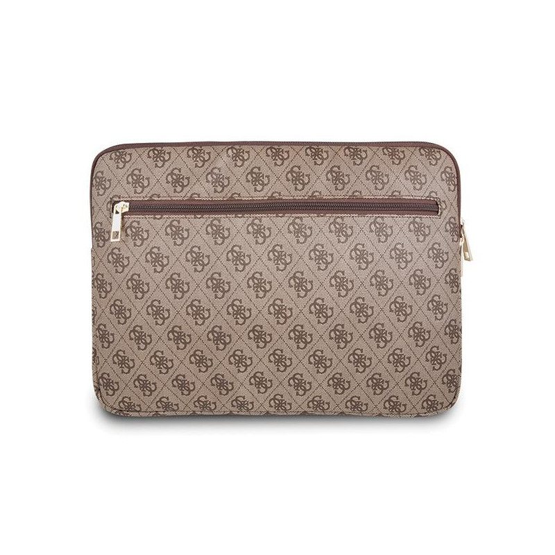 Guess Uptown dėklas 13 colių nešiojamam kompiuteriui – rudas