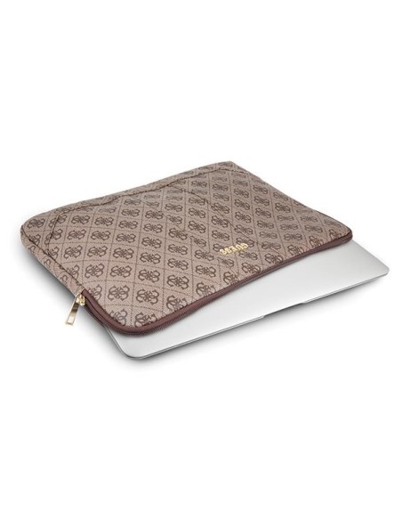 Guess Uptown dėklas 13 colių nešiojamam kompiuteriui – rudas Guess Uptown dėklas 13 colių nešiojamam kompiuteriui – rudas