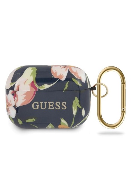 Guess N.3 Flower Collection dėklas, skirtas AirPods Pro – mėlynas Guess N.3 Flower Collection dėklas, skirtas AirPods Pro – mėlynas
