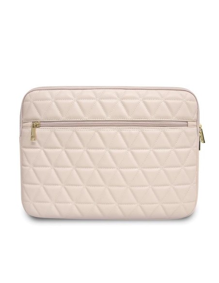 Guess Dygsniuotas dangtelis 13" nešiojamam kompiuteriui - rožinis