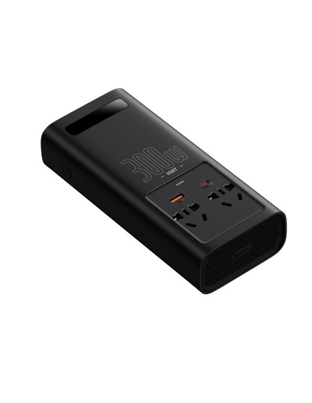 Automobilio įtampos keitiklis 12V - 220V IGBT 300W (CN/EU kištukas) juodas Automobilio įtampos keitiklis 12V - 220V IGBT 300W (CN/EU kištukas) juodas