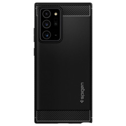 Spigen Rugged Armor dėklas, skirtas Samsung Galaxy Note 20 Ultra - matinė juoda