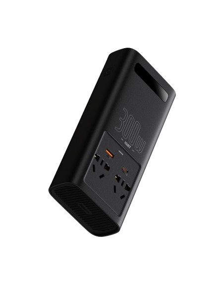 Automobilio įtampos keitiklis 12V - 220V IGBT 300W (CN/EU kištukas) juodas Automobilio įtampos keitiklis 12V - 220V IGBT 300W (CN/EU kištukas) juodas