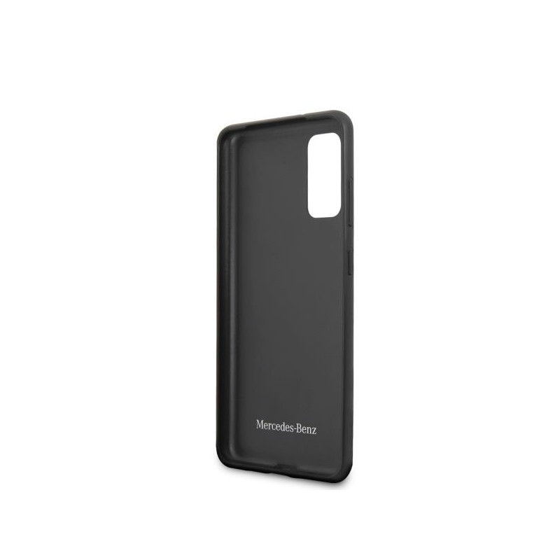 Mercedes Wood Line Walnut dėklas Samsung Galaxy S20 - rudas