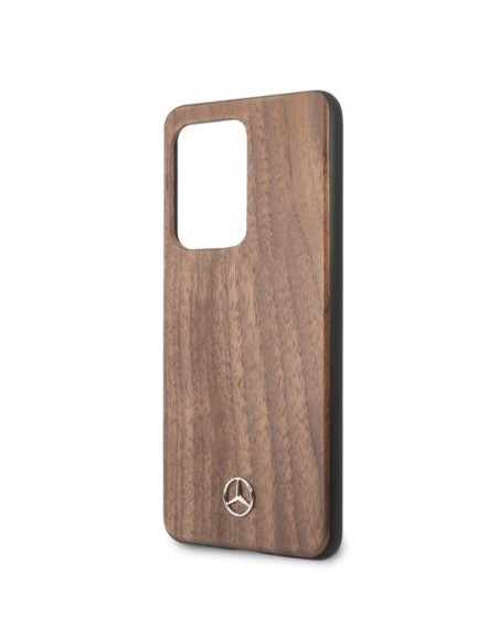 Mercedes Wood Line Walnut dėklas, skirtas Samsung Galaxy S20 Ultra - rudas Mercedes Wood Line Walnut dėklas, skirtas Samsung Galaxy S20 Ultra - rudas
