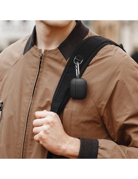 UNIQ Vencer silikoninis dėklas, skirtas AirPods Pro - pilkas