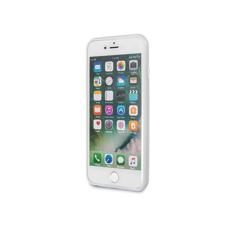 JAV Polo Assn byla Trispalvių raštų kolekcija, skirta iPhone 7 / 8 / SE 2020 / SE 2022 - balta