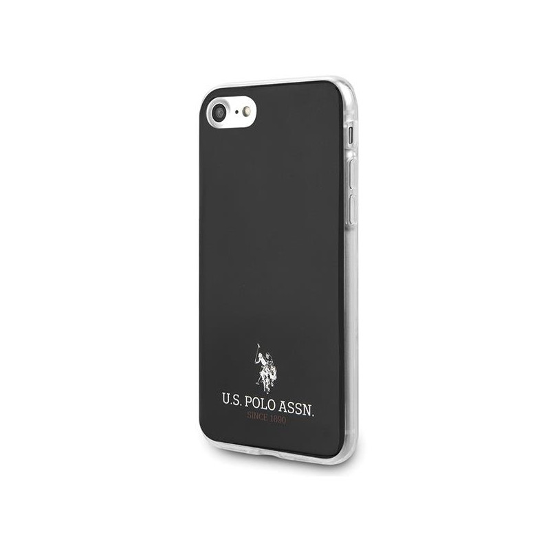 JAV Polo Assn byla Blizgus, skirtas iPhone 7 / 8 / SE 2020 / SE 2022 - juodas