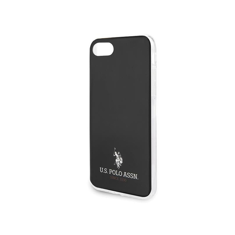 JAV Polo Assn byla Blizgus, skirtas iPhone 7 / 8 / SE 2020 / SE 2022 - juodas