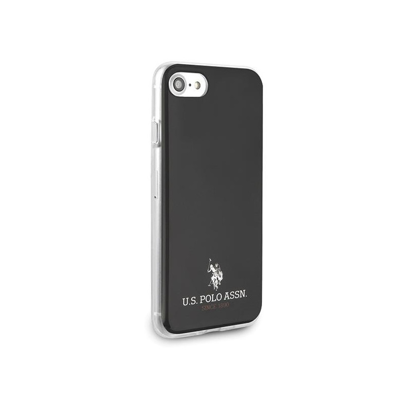 JAV Polo Assn byla Blizgus, skirtas iPhone 7 / 8 / SE 2020 / SE 2022 - juodas