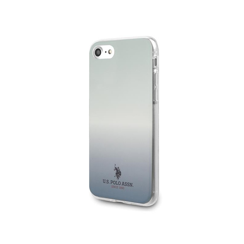 JAV Polo Assn byla Gradiento raštų kolekcija, skirta iPhone 7 / 8 / SE 2020 / SE 2022 – mėlyna