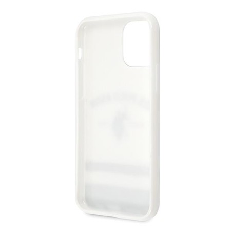 JAV Polo Assn byla Trispalvių raštų kolekcija, skirta iPhone 11 Pro – balta JAV Polo Assn byla Trispalvių raštų kolekcija, skirta iPhone 11 Pro – balta