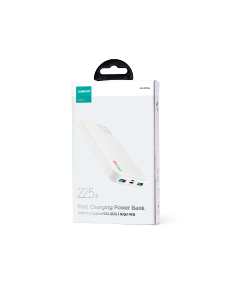 Powerbank 10000mAh Dazzling Series 22,5W balta Powerbank 10000mAh Dazzling Series 22,5W balta