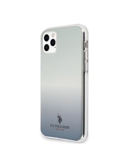 JAV Polo Assn byla Gradiento raštų kolekcija, skirta iPhone 11 Pro – mėlyna JAV Polo Assn byla Gradiento raštų kolekcija, skirta iPhone 11 Pro – mėlyna