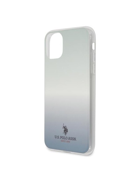 JAV Polo Assn byla Gradiento raštų kolekcija, skirta iPhone 11 Pro – mėlyna JAV Polo Assn byla Gradiento raštų kolekcija, skirta iPhone 11 Pro – mėlyna