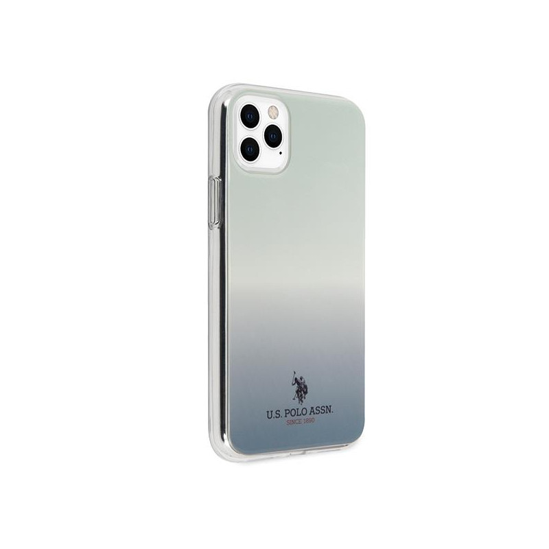 JAV Polo Assn byla Gradiento raštų kolekcija, skirta iPhone 11 Pro – mėlyna