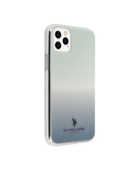 JAV Polo Assn byla Gradiento raštų kolekcija, skirta iPhone 11 Pro – mėlyna JAV Polo Assn byla Gradiento raštų kolekcija, skirta iPhone 11 Pro – mėlyna