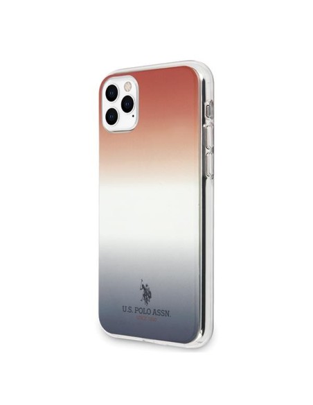 JAV Polo Assn byla Gradiento raštų kolekcija, skirta iPhone 11 Pro – raudona ir mėlyna JAV Polo Assn byla Gradiento raštų kolekcija, skirta iPhone 11 Pro – raudona ir mėlyna