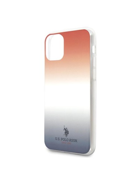 JAV Polo Assn byla Gradiento raštų kolekcija, skirta iPhone 11 Pro – raudona ir mėlyna JAV Polo Assn byla Gradiento raštų kolekcija, skirta iPhone 11 Pro – raudona ir mėlyna