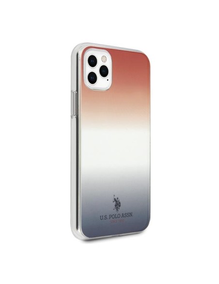 JAV Polo Assn byla Gradiento raštų kolekcija, skirta iPhone 11 Pro – raudona ir mėlyna JAV Polo Assn byla Gradiento raštų kolekcija, skirta iPhone 11 Pro – raudona ir mėlyna