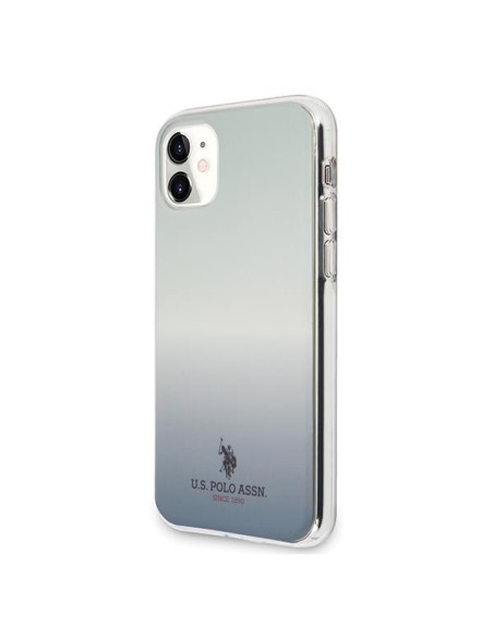 JAV Polo Assn byla Gradiento raštų kolekcija, skirta iPhone 11 – mėlyna JAV Polo Assn byla Gradiento raštų kolekcija, skirta iPhone 11 – mėlyna