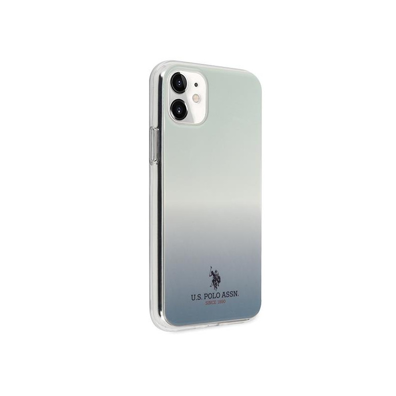 JAV Polo Assn byla Gradiento raštų kolekcija, skirta iPhone 11 – mėlyna