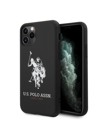 JAV Polo Assn byla Silikono kolekcija, skirta iPhone 11 Pro Max – juoda silikono kolekcija JAV Polo Assn byla Silikono kolekcija, skirta iPhone 11 Pro Max – juoda silikono kolekcija