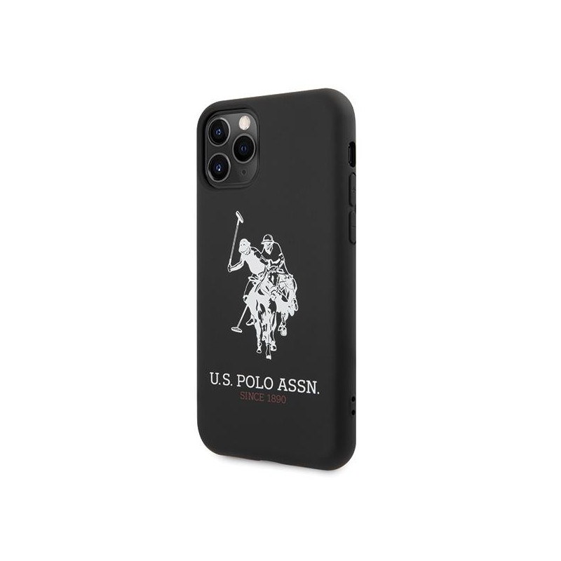 JAV Polo Assn byla Silikono kolekcija, skirta iPhone 11 Pro Max – juoda silikono kolekcija