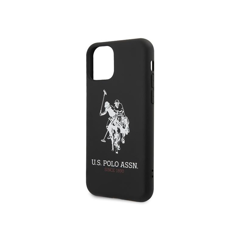 JAV Polo Assn byla Silikono kolekcija, skirta iPhone 11 Pro Max – juoda silikono kolekcija