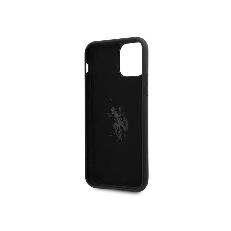 JAV Polo Assn byla Silikono kolekcija, skirta iPhone 11 Pro Max – juoda silikono kolekcija