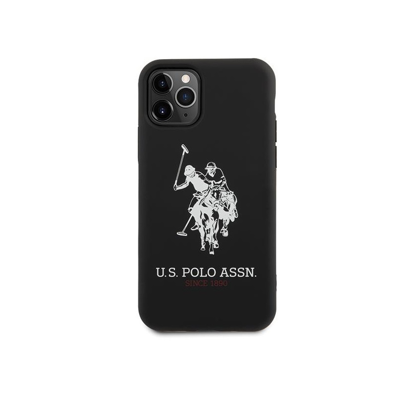 JAV Polo Assn byla Silikono kolekcija, skirta iPhone 11 Pro Max – juoda silikono kolekcija