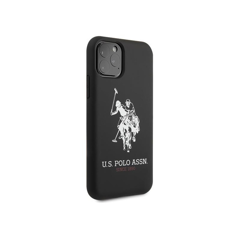 JAV Polo Assn byla Silikono kolekcija, skirta iPhone 11 Pro Max – juoda silikono kolekcija