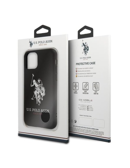 JAV Polo Assn byla Silikono kolekcija, skirta iPhone 11 Pro Max – juoda silikono kolekcija JAV Polo Assn byla Silikono kolekcija, skirta iPhone 11 Pro Max – juoda silikono kolekcija