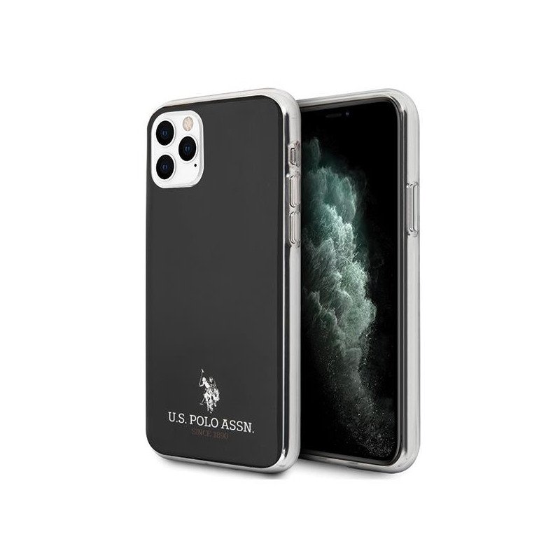 JAV Polo Assn byla Blizgus, skirtas iPhone 11 Pro Max – juodas JAV Polo Assn byla Blizgus, skirtas iPhone 11 Pro Max – juodas
